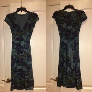 Vintage S/M Floral Maxi Dress